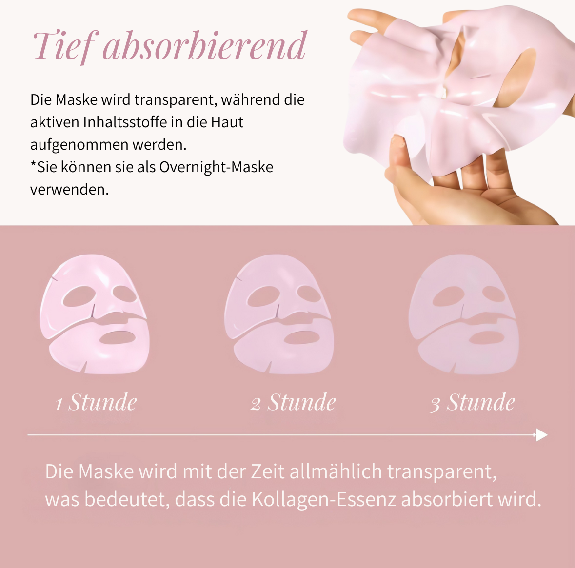 Pink Jelly Collagen Mask